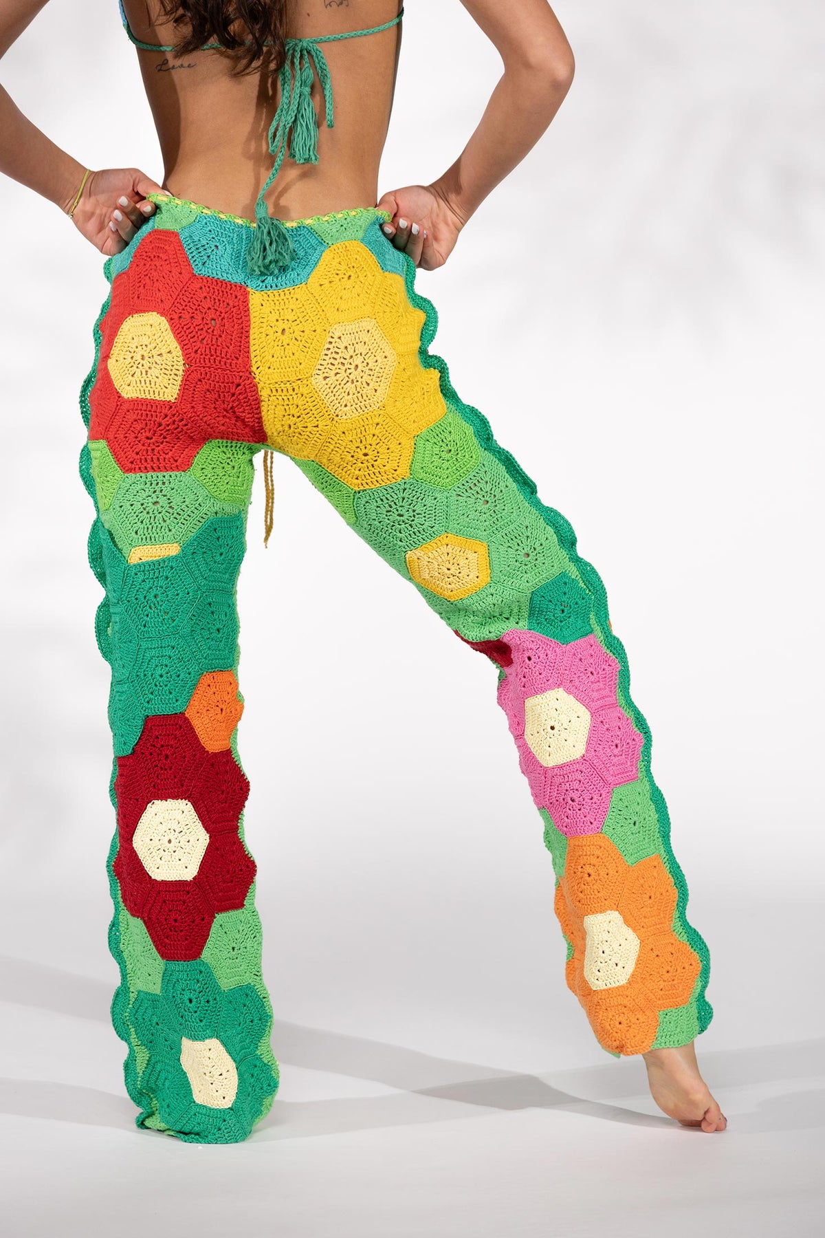 Flower pantalone