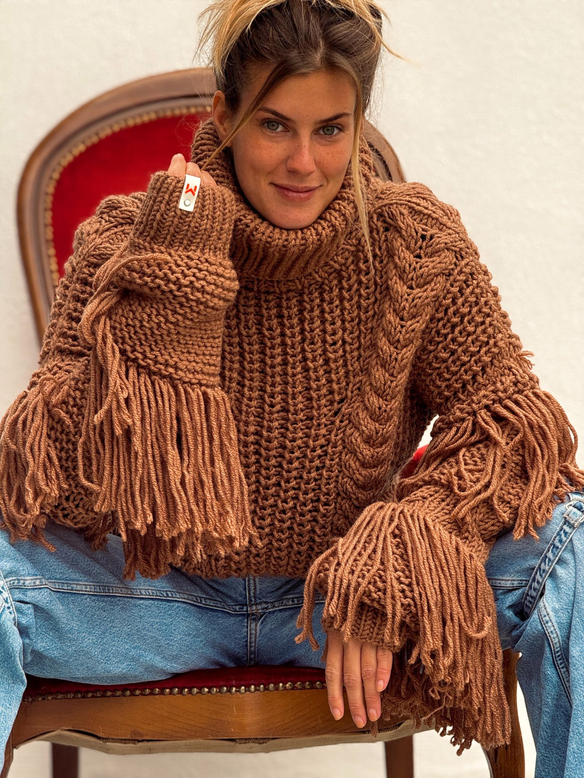 Lagerta džemper – Braon